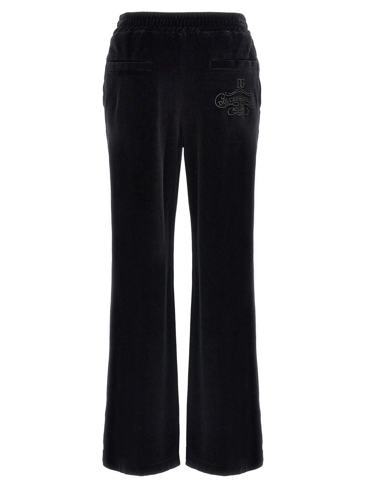 Dolce & Gabbana Black Cotton Joggers (Workout Women's Pants)