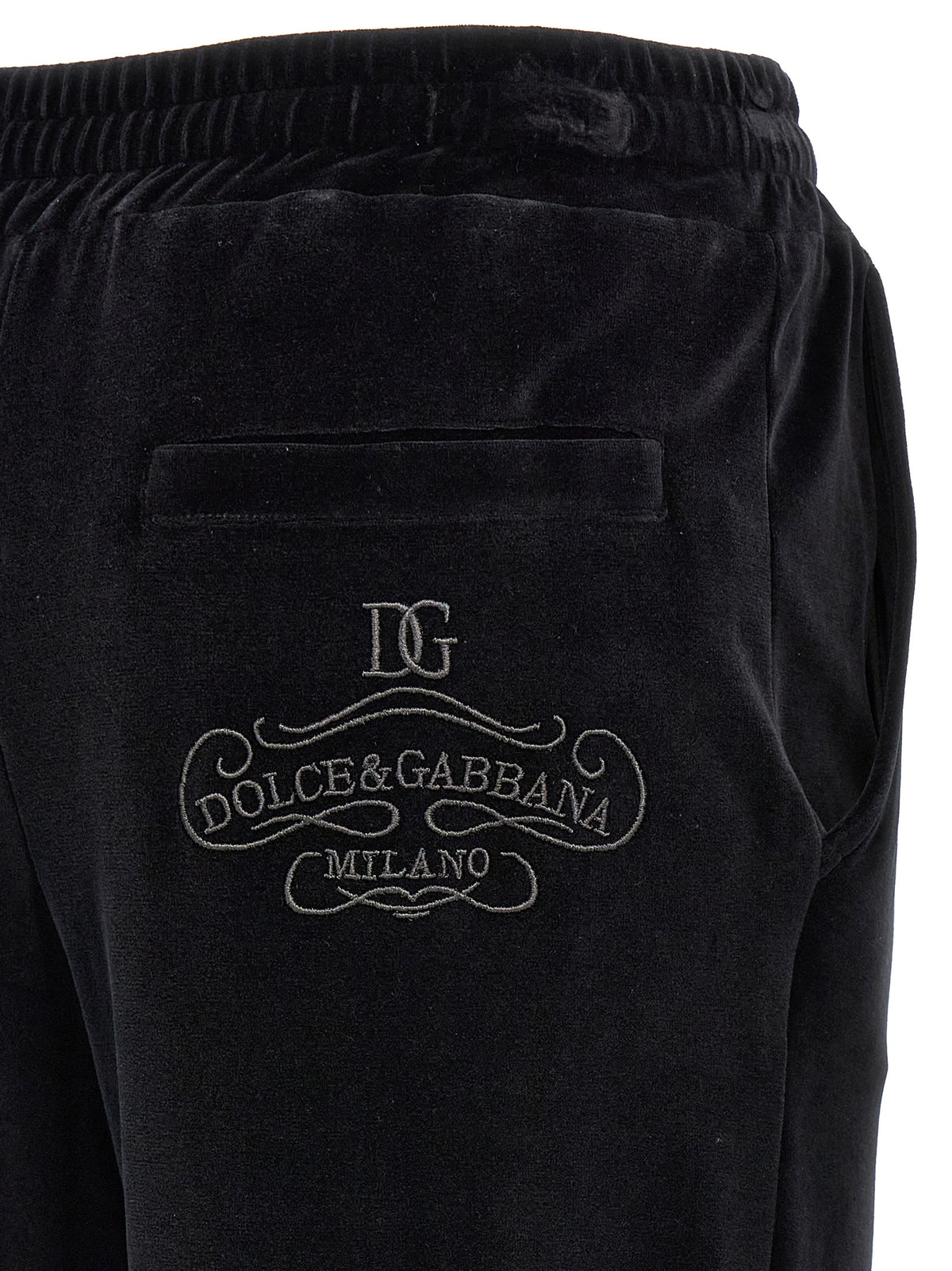 Dolce & Gabbana Black Cotton Joggers (Workout Women's Pants)