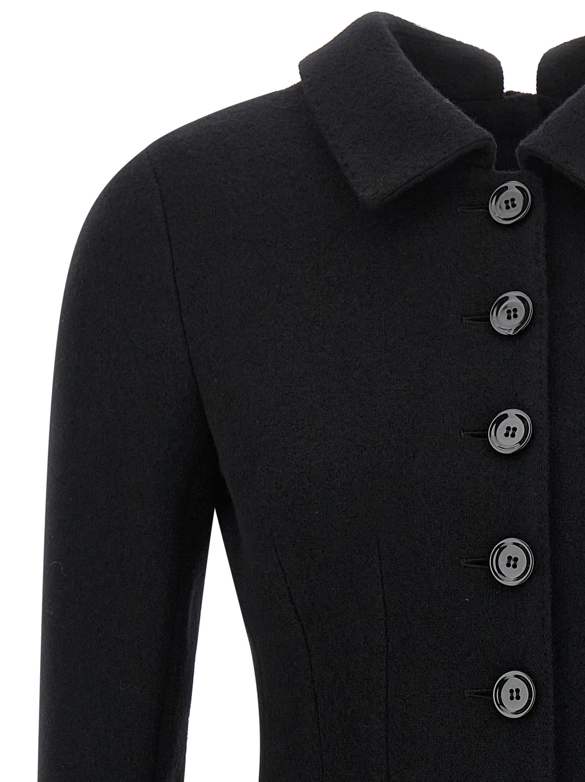 Dolce & Gabbana Black Virgin Wool Women's Blazer