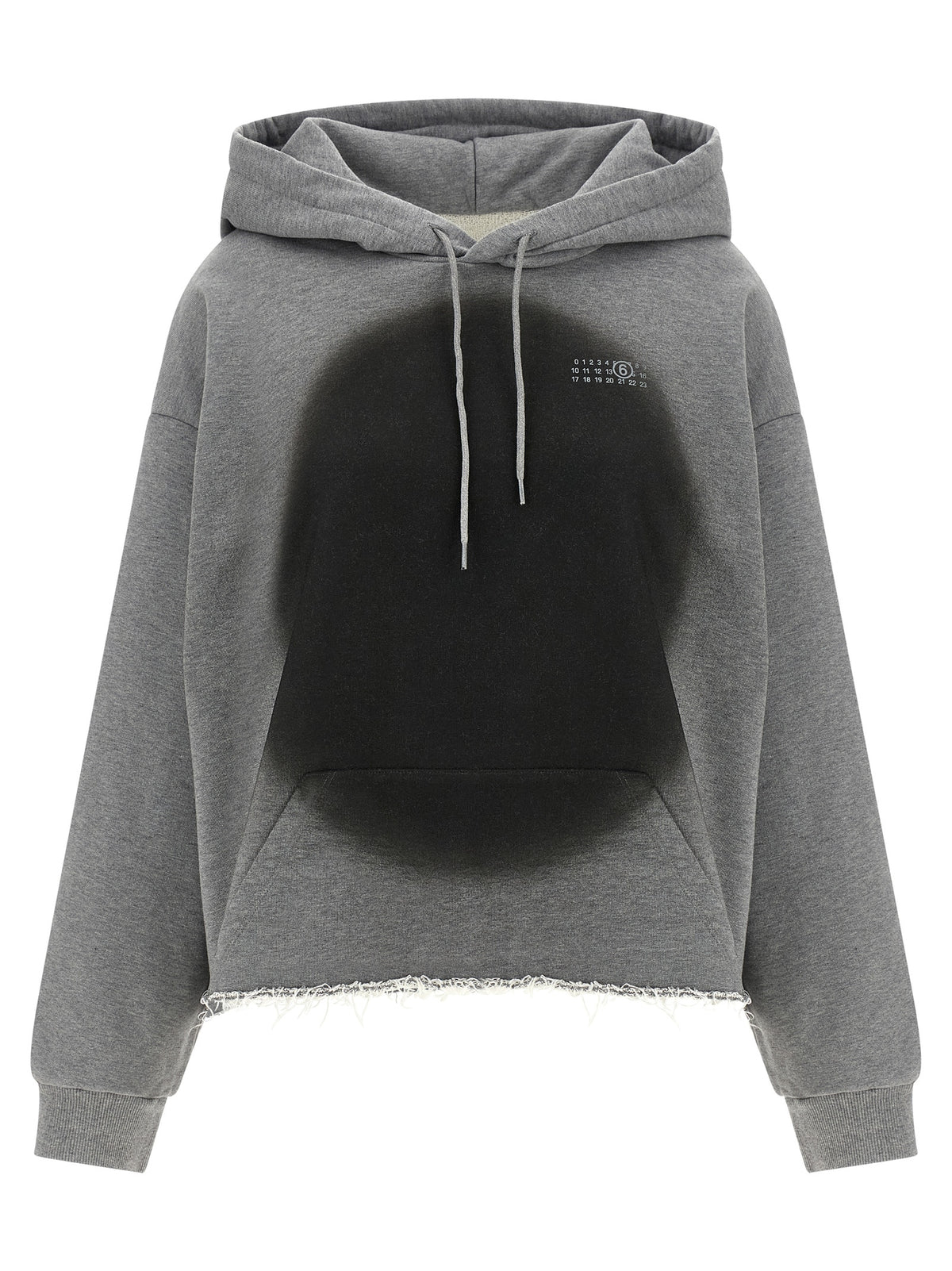MM6 Maison Margiela Gray Cotton Women's Sweatshirt