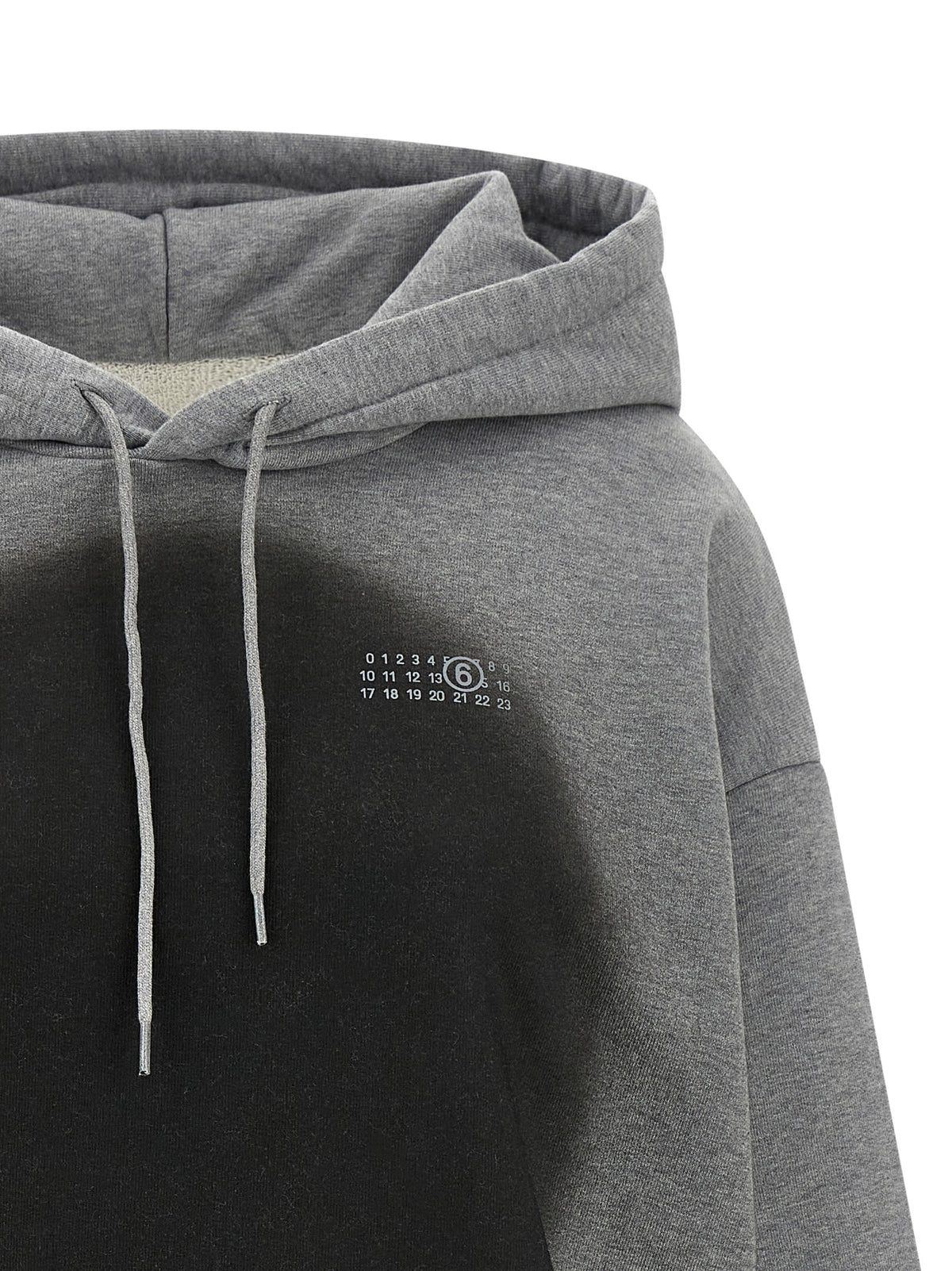 MM6 Maison Margiela Gray Cotton Women's Sweatshirt