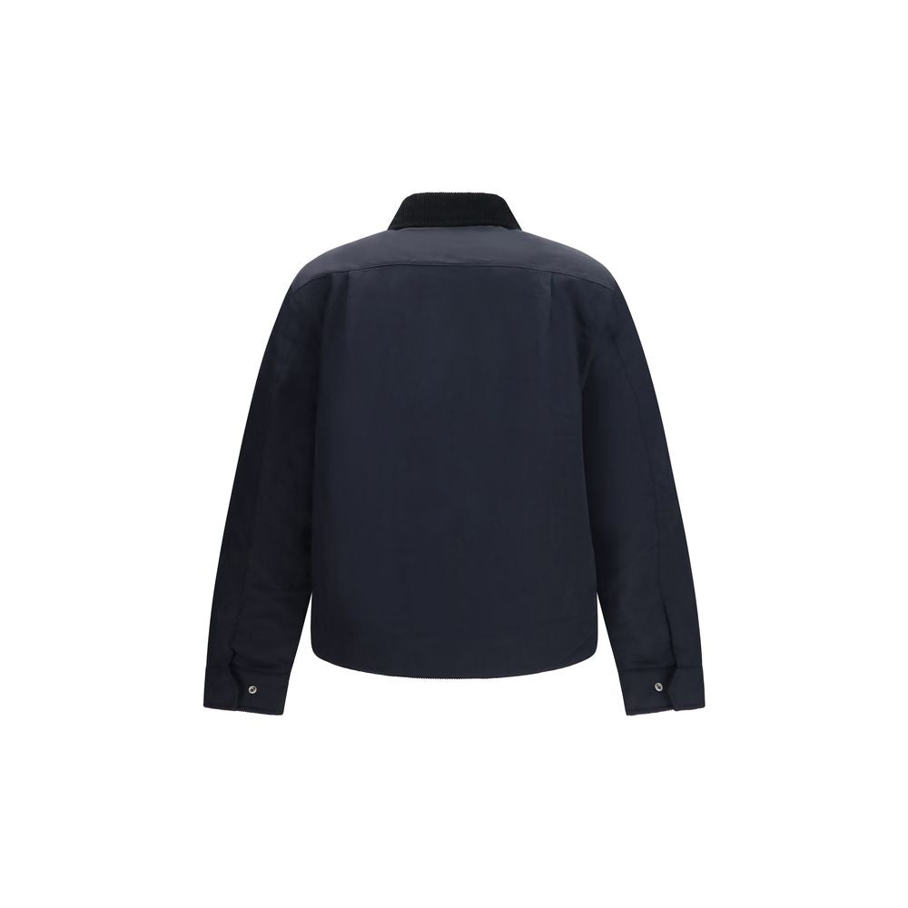 Fred Perry Blue Recycled Polyamide Full-Length Men's Jacket