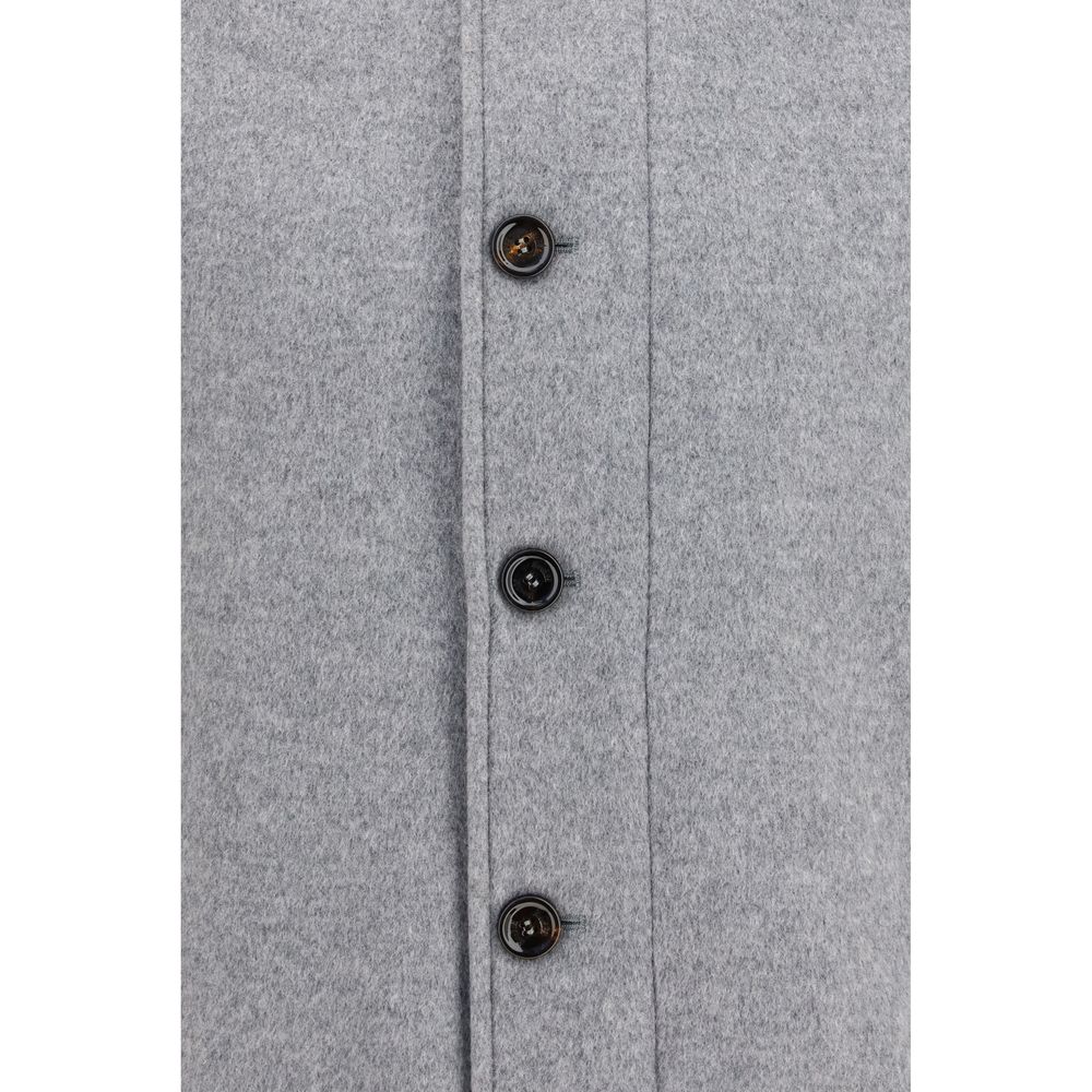 MooRER Gray Goose Down Full-Length Men's Jacket