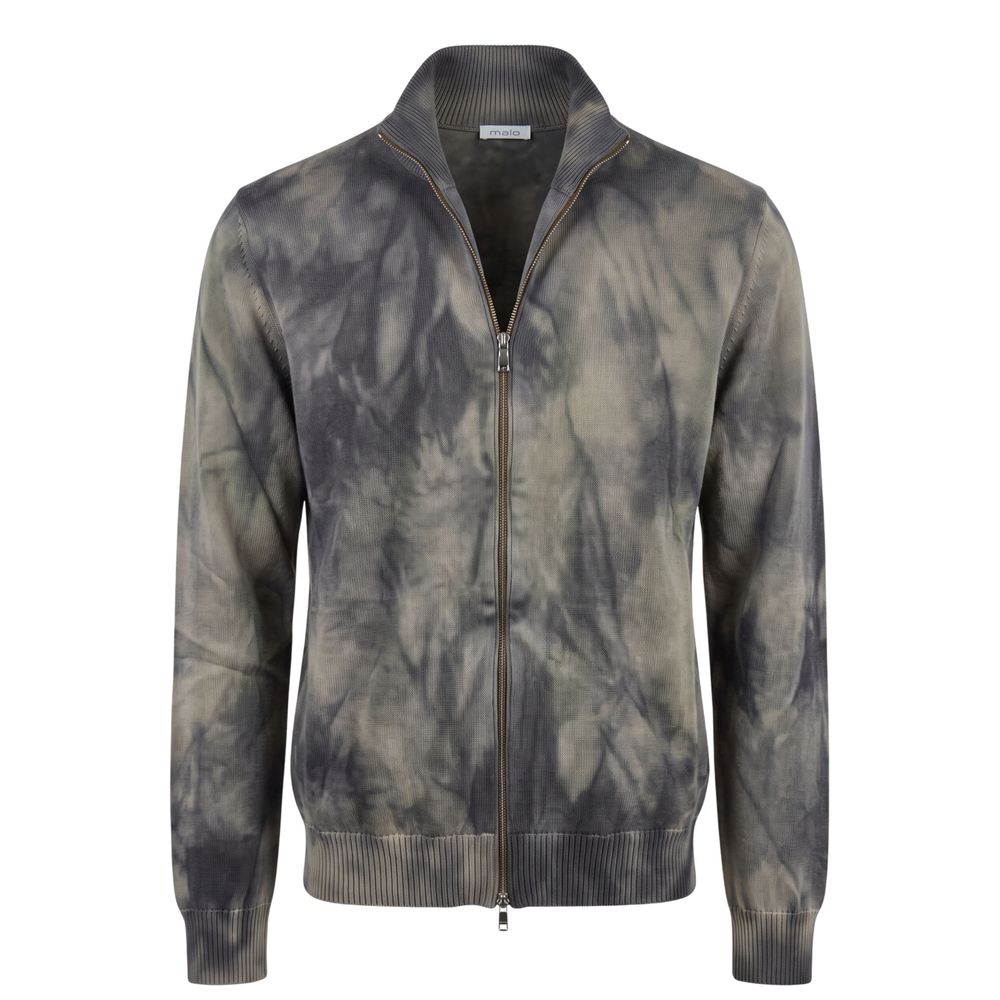 Malo Grey Cotton Men Men's Sweater