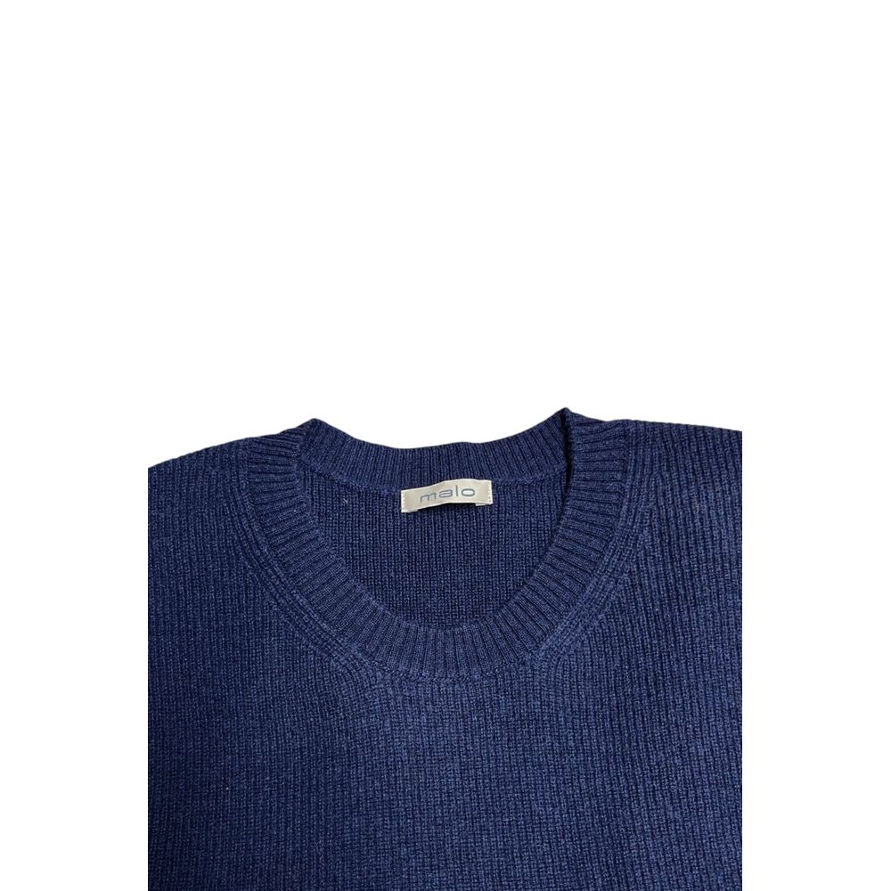 Malo Blue Wool Men's Men's Sweater