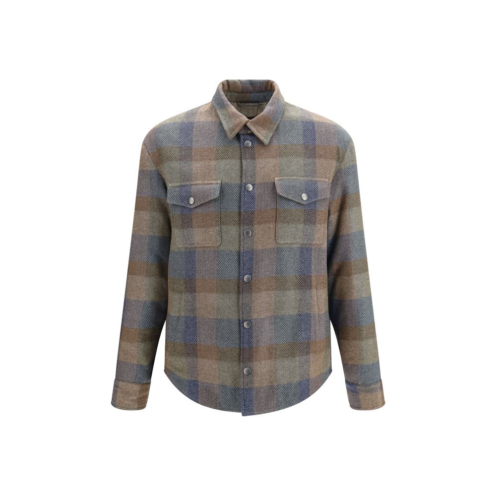 Etro Multicolor Wool Oves Aries Men's Shirt