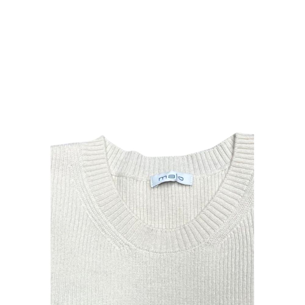 Malo White Wool Men Men's Sweater