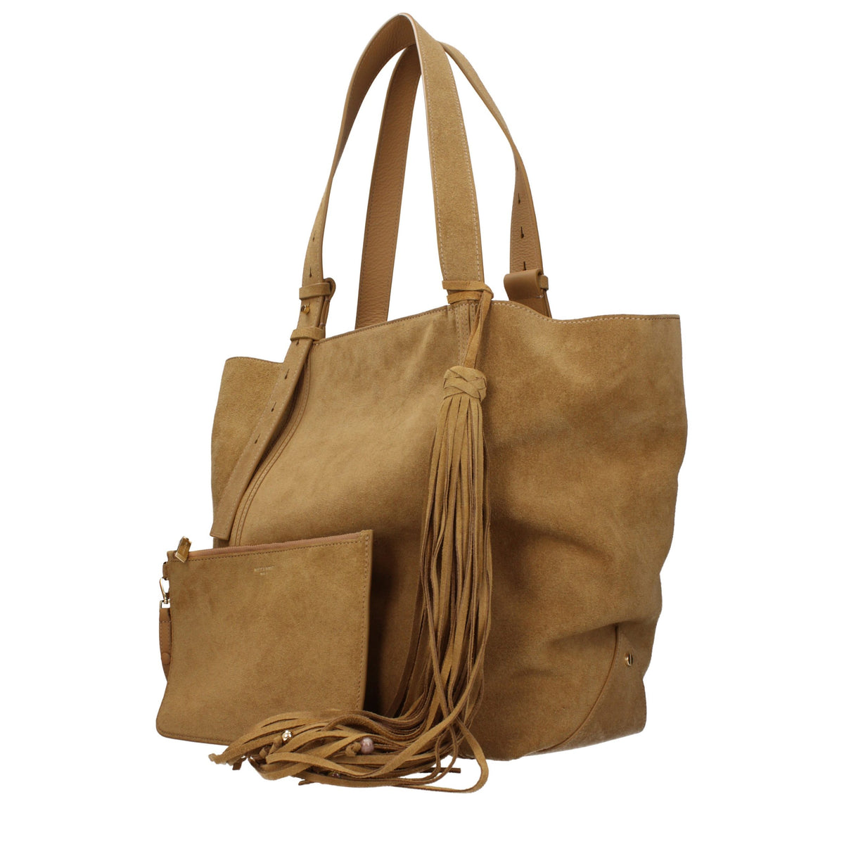 Golden Goose Brown Leather Shoulder Women's Bag