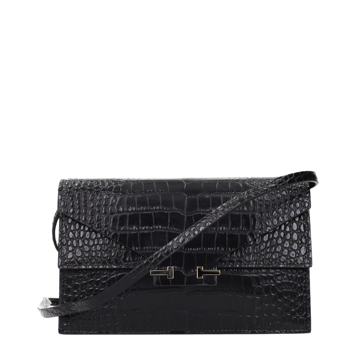 Tom Ford Black Leather Clutch Women's Bag
