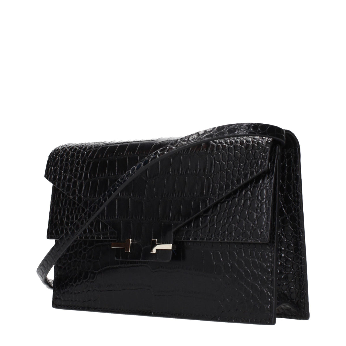 Tom Ford Black Leather Clutch Women's Bag