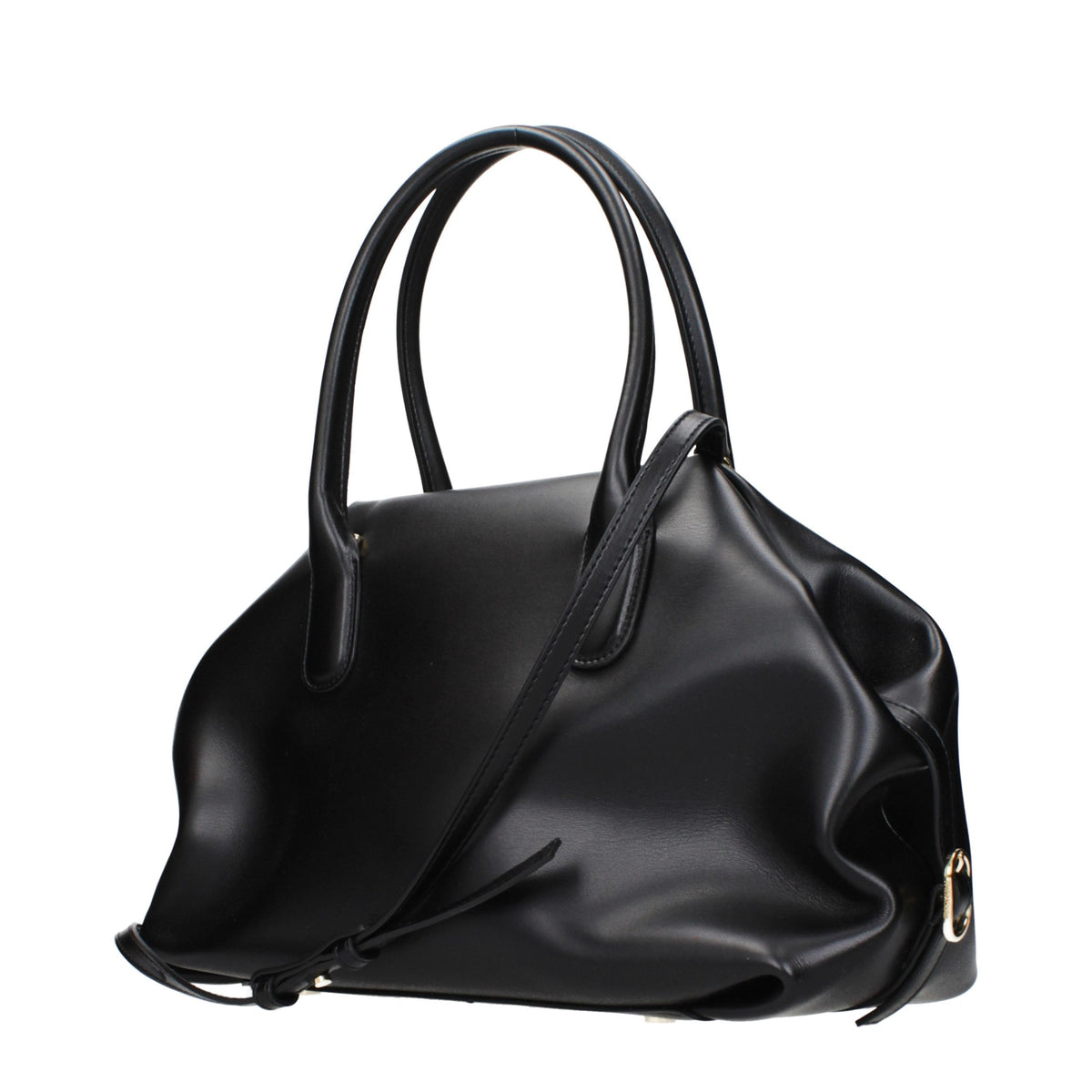 THEMOIRè Black Leather Women's Handbag