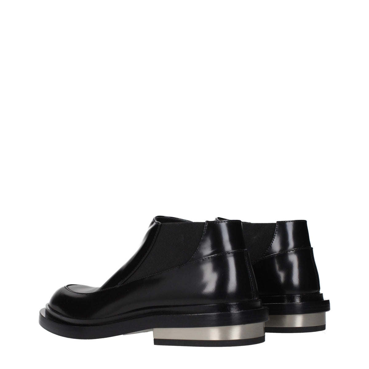 Jil Sander Black Leather Ankle Women's Boots