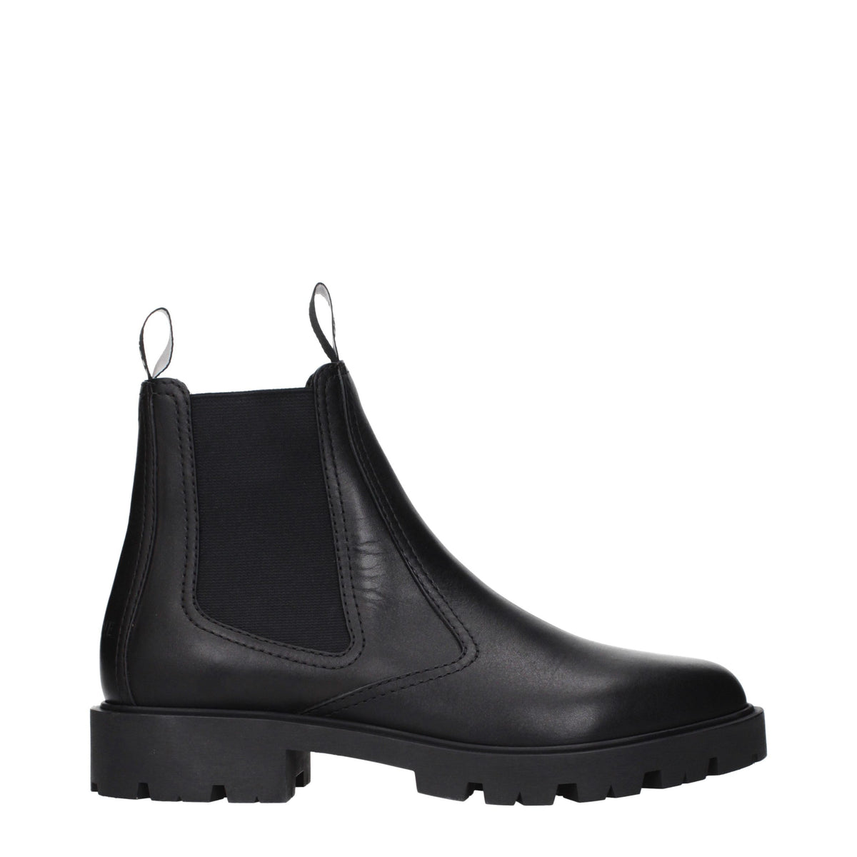 Celine Black Leather Ankle Men's Boots