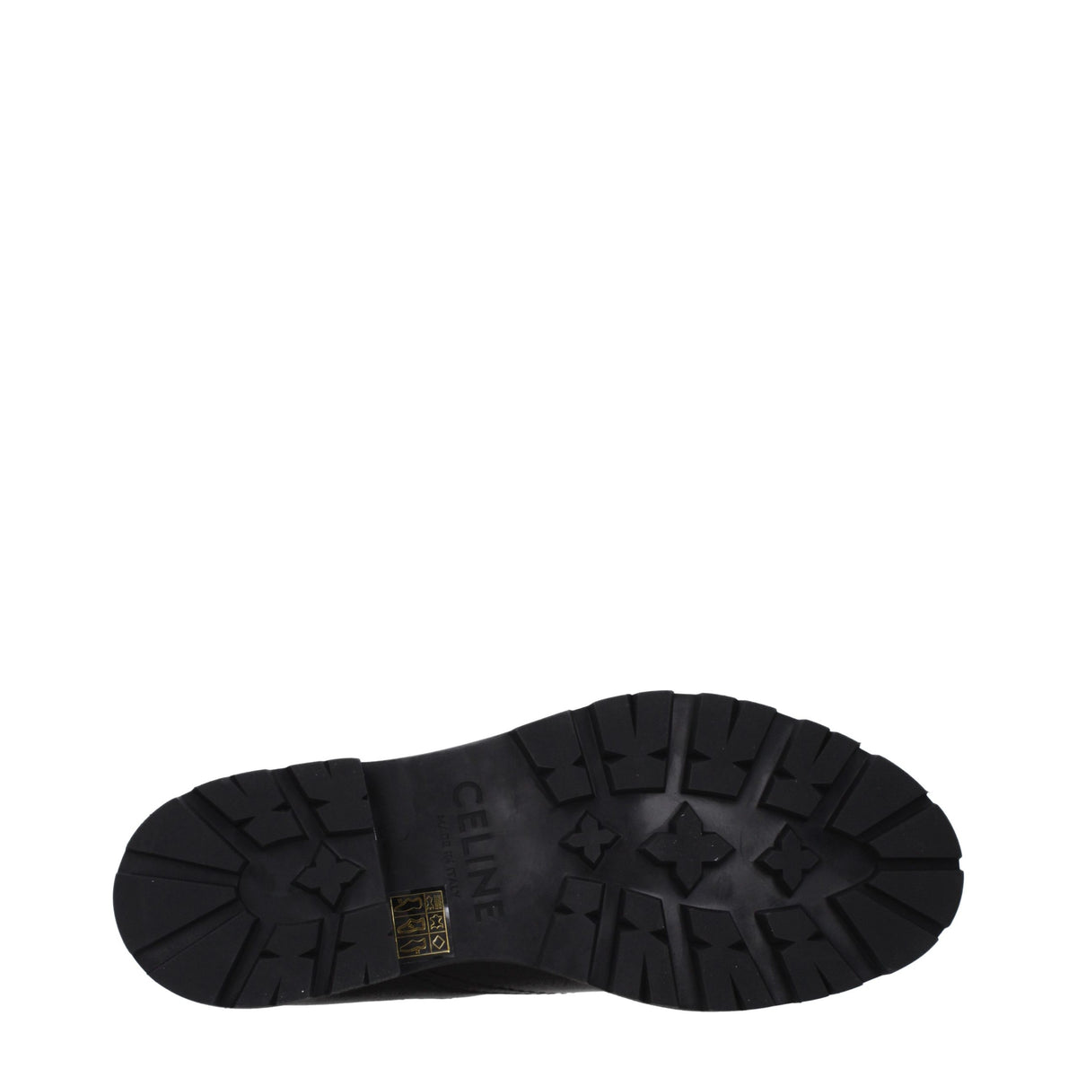 Celine Black Leather Ankle Men's Boots