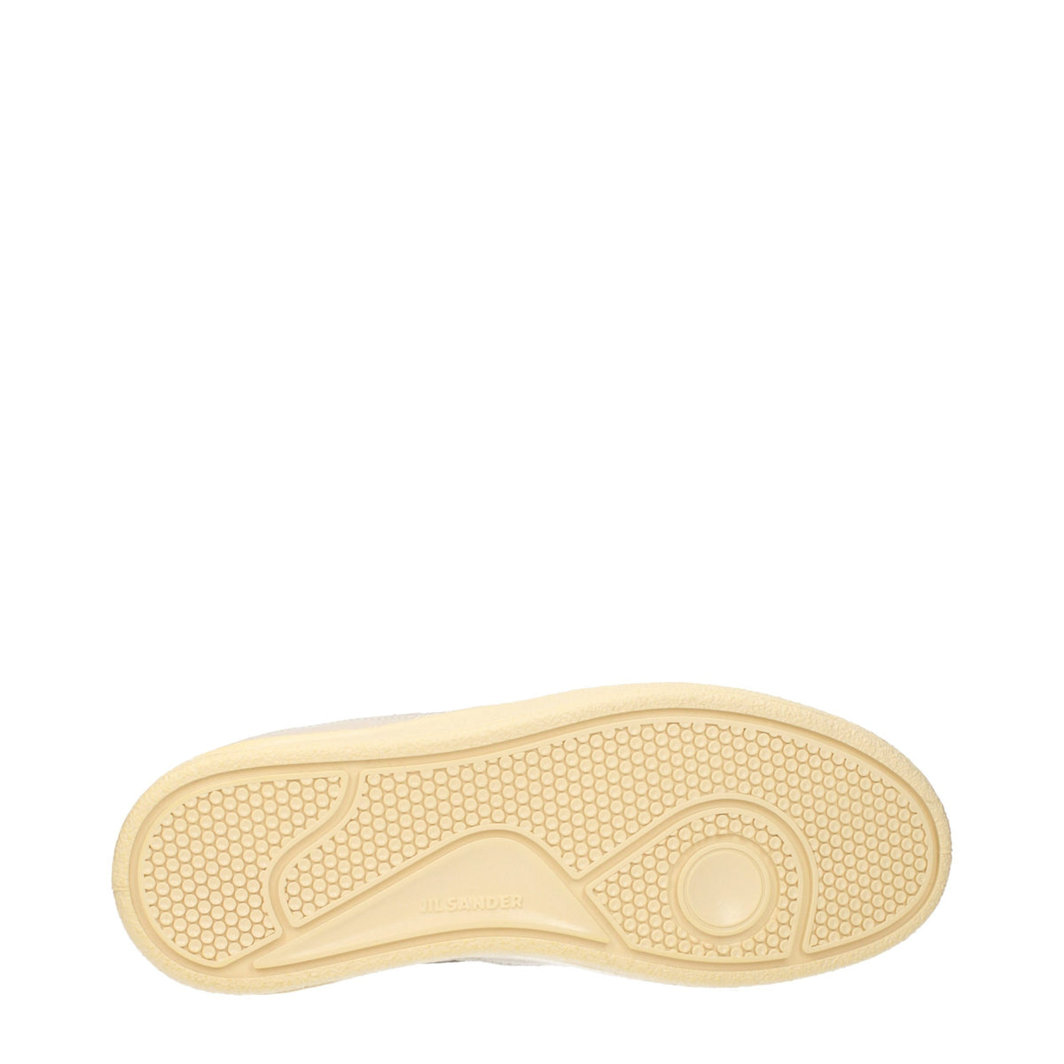 Jil Sander Beige Leather Low Top Men's Sneakers