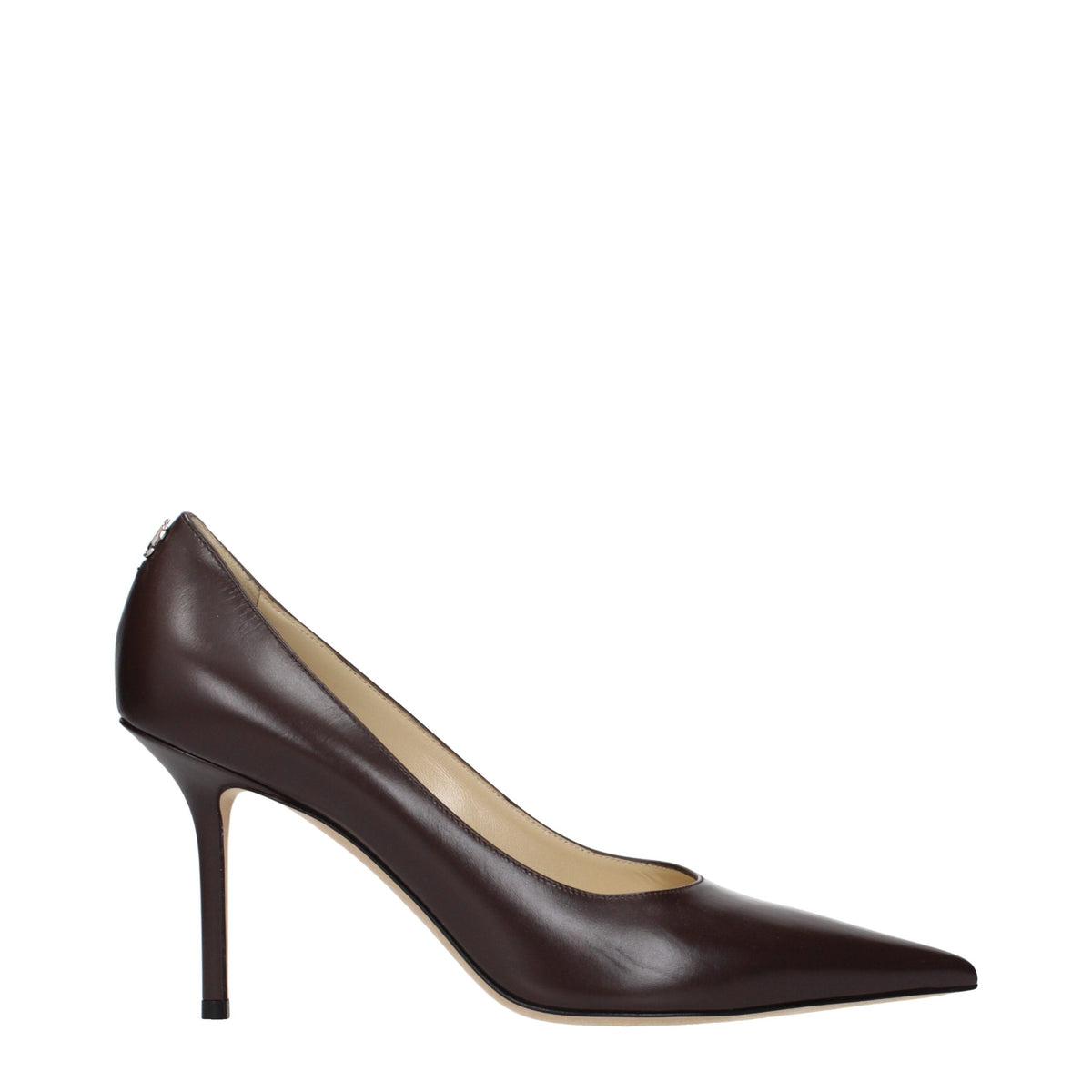 Jimmy Choo Brown Leather High Heel Women's Pumps
