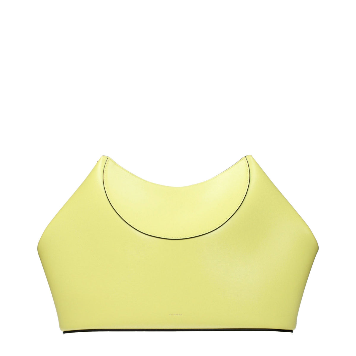 Givenchy Yellow Leather Clutch Women's Bag