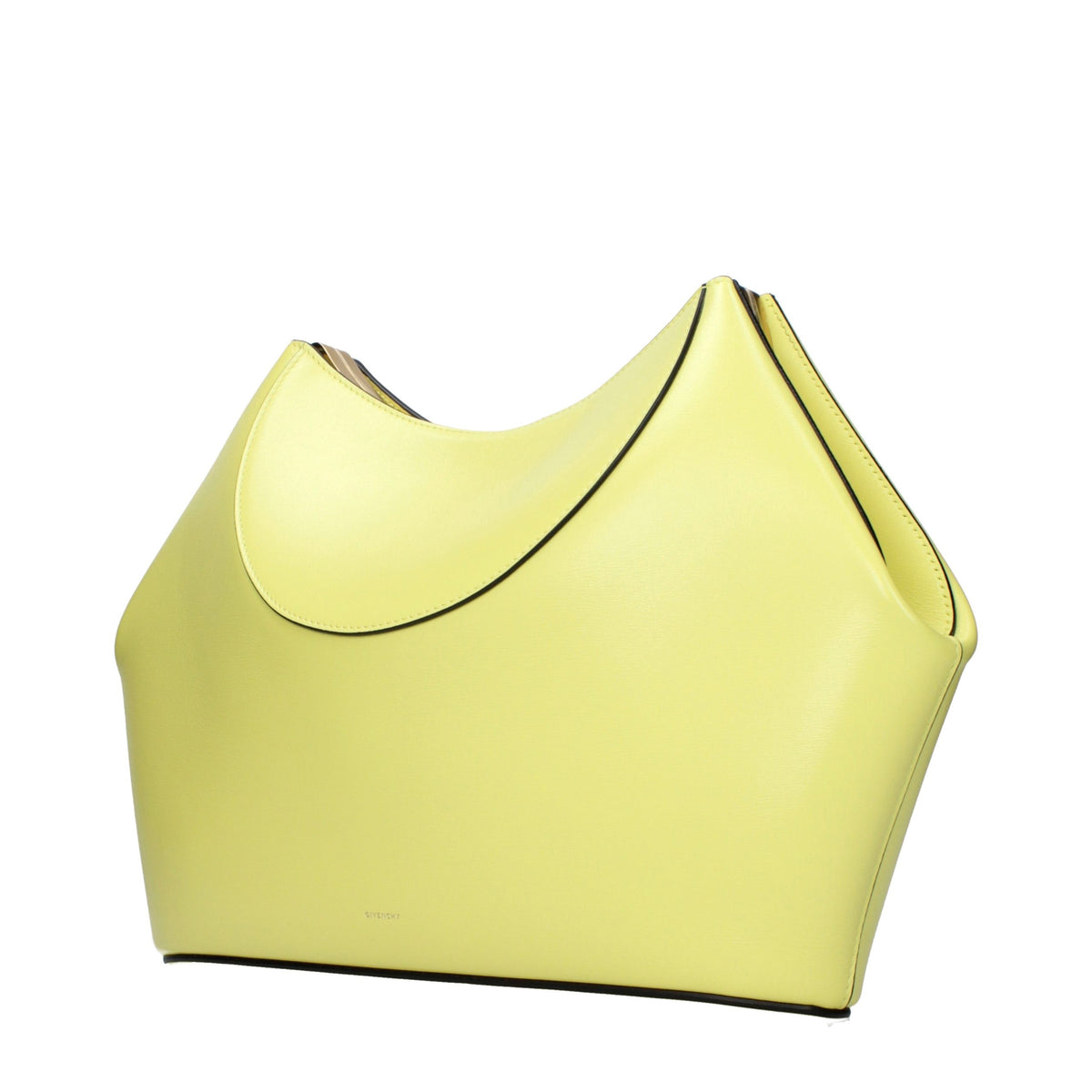 Givenchy Yellow Leather Clutch Women's Bag