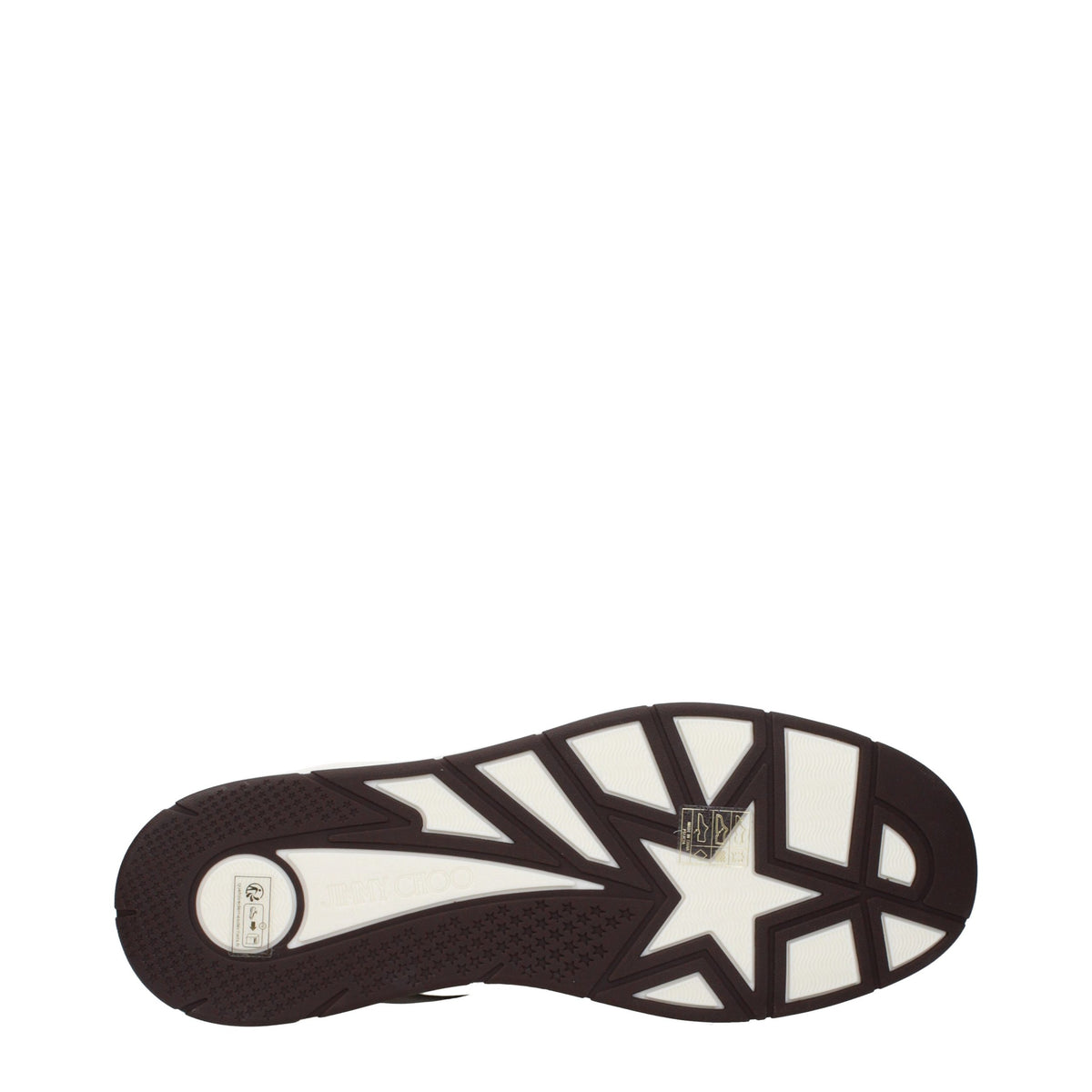 Jimmy Choo Beige Leather Low Top Men's Sneakers