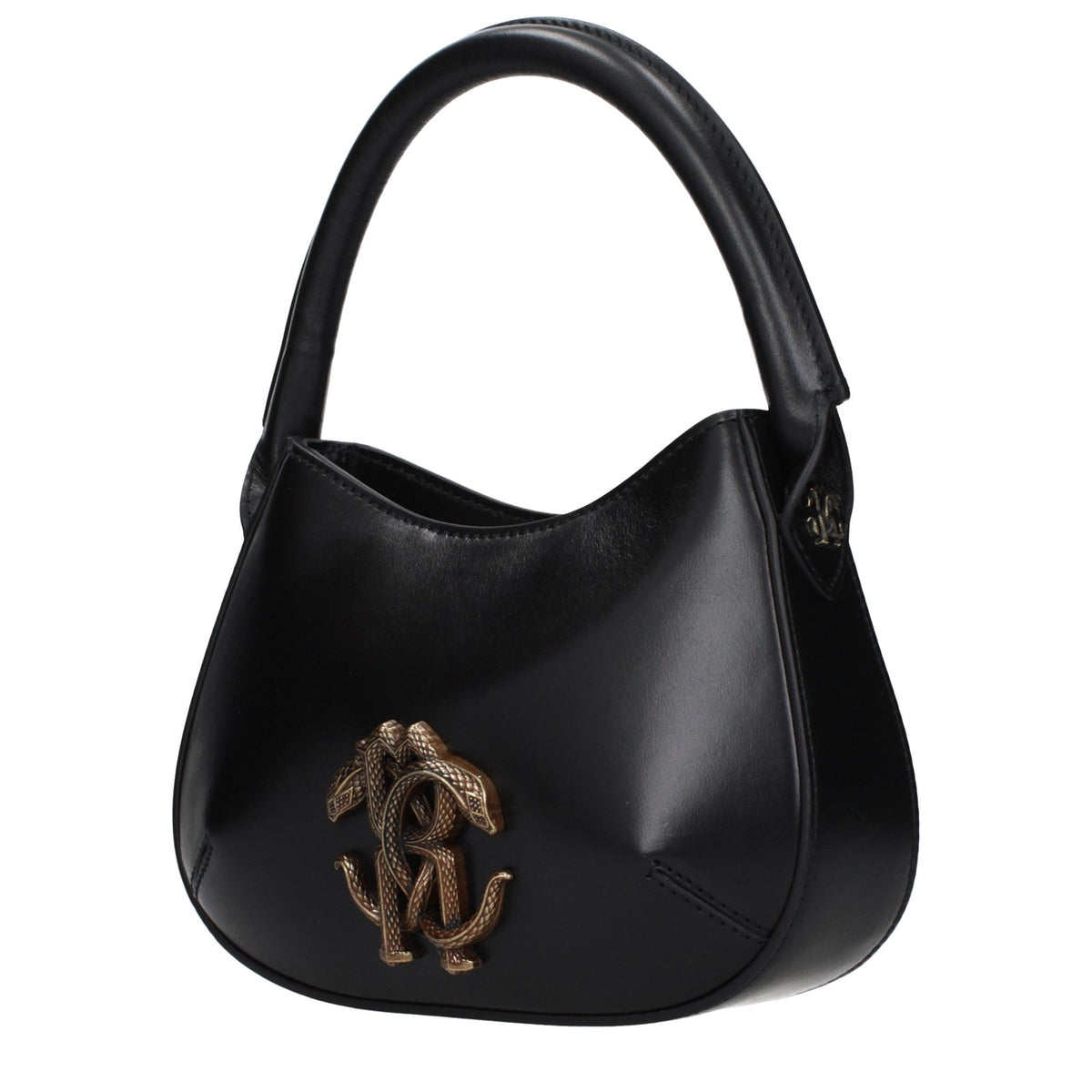 Roberto Cavalli Black Leather Women's Handbag