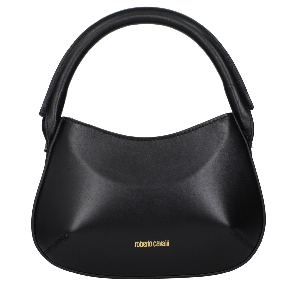 Roberto Cavalli Black Leather Women's Handbag