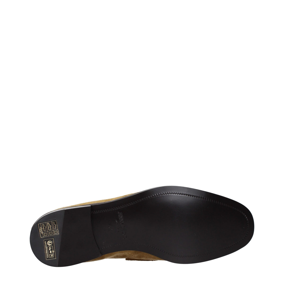 Jimmy Choo Brown Leather Slip-On Men's Loafers