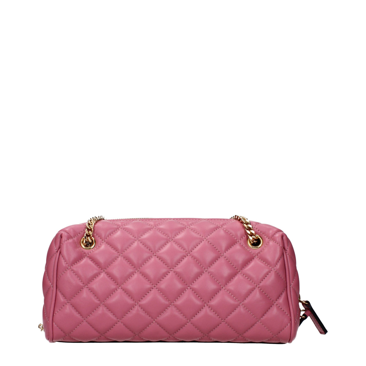 Versace Pink Leather Shoulder Women's Bag