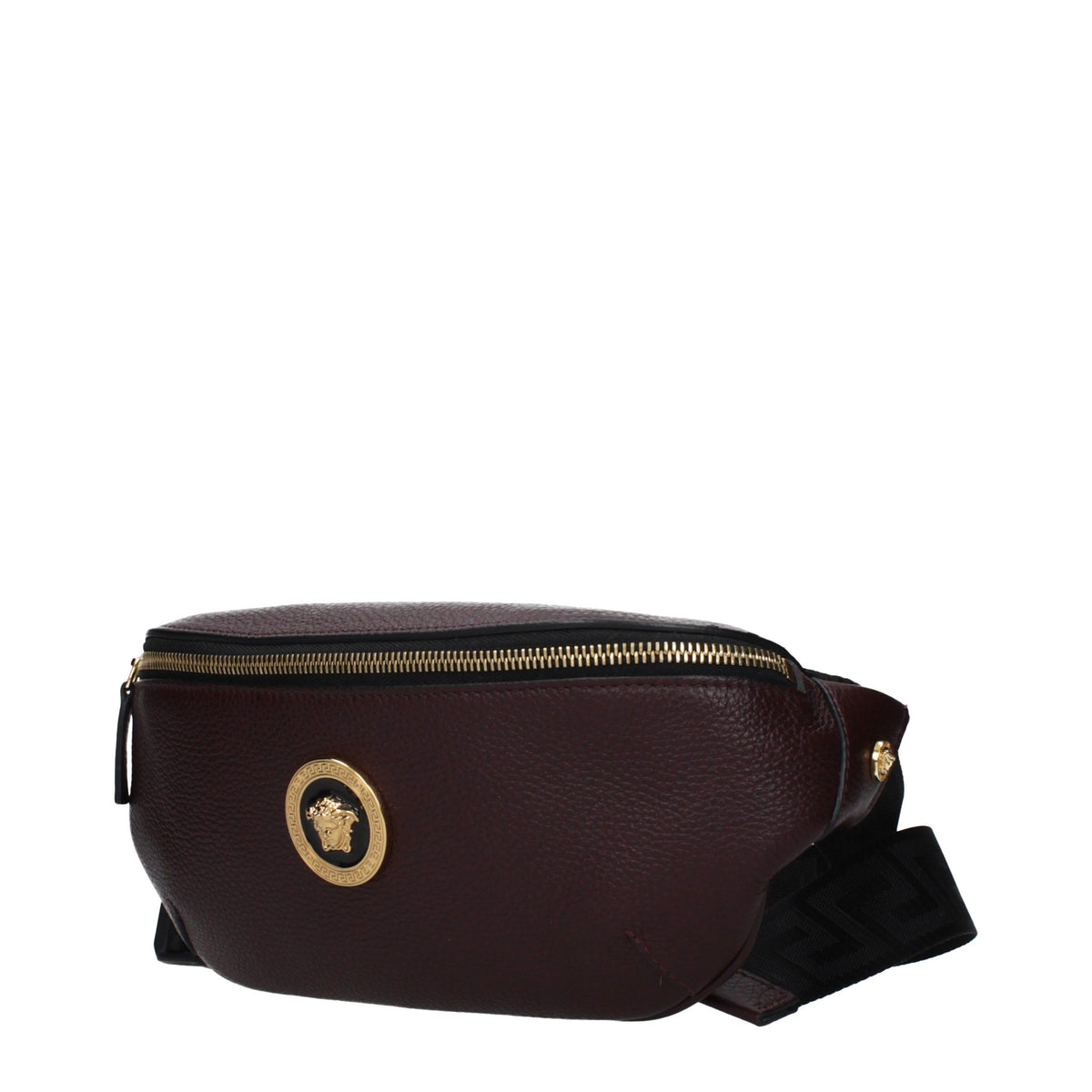Versace Purple Leather Men's Backpack