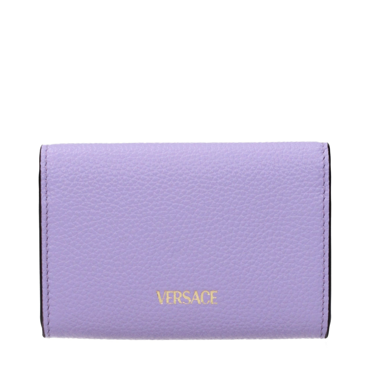 Versace Purple Leather Women's Wallet