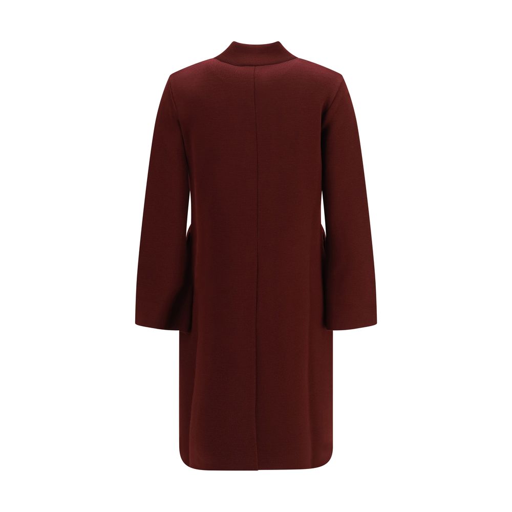 Ella Bordeaux Wool Oves Aries Women's Coat