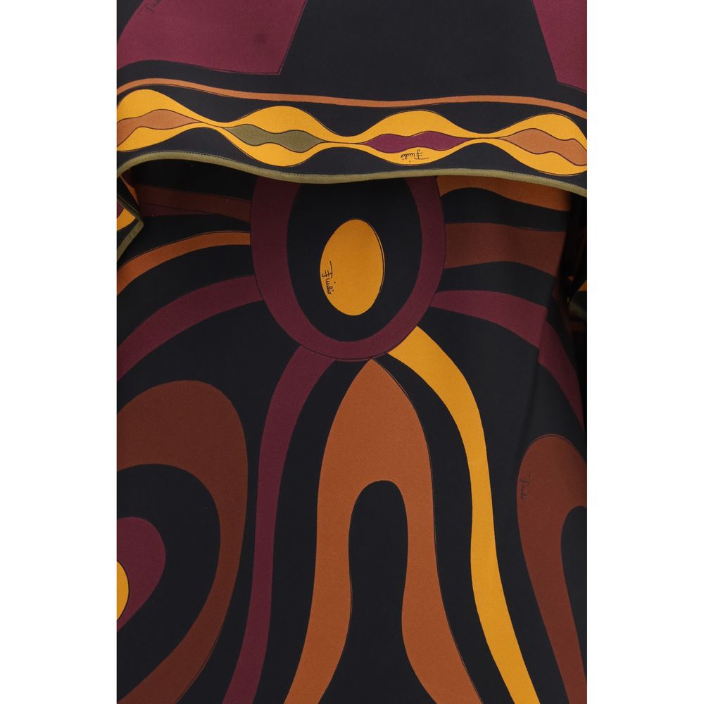 Emilio Pucci Multicolor Silk Casual Women's Dress