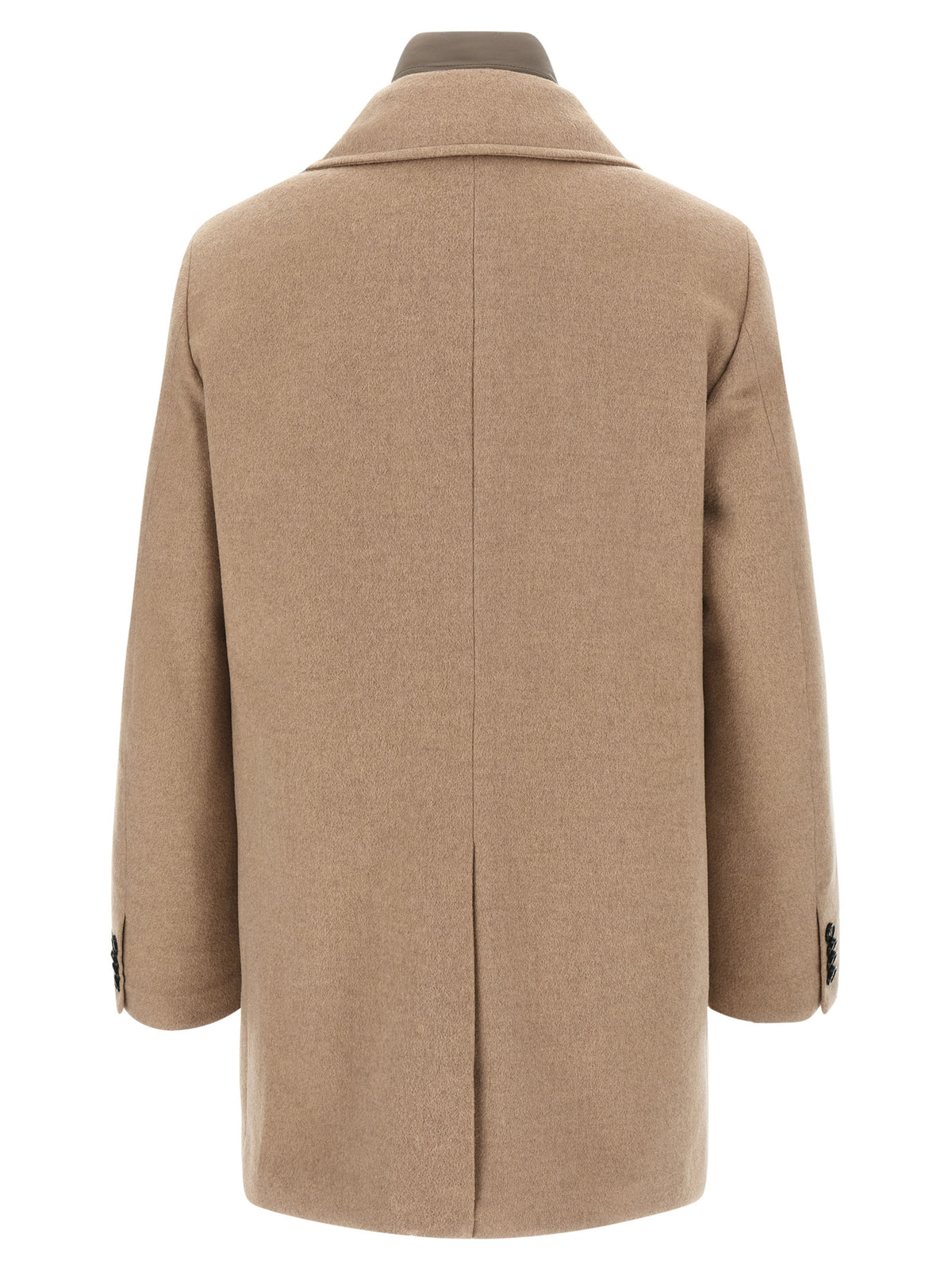 MooRER Beige Wool Men's Coat