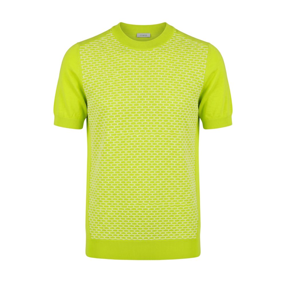 Malo Green Cotton Men Men's Sweater