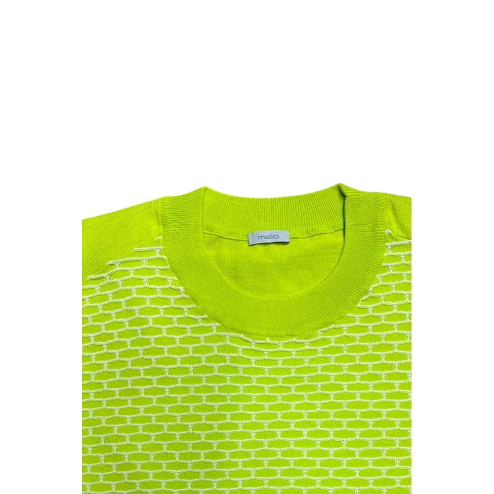 Malo Green Cotton Men Men's Sweater