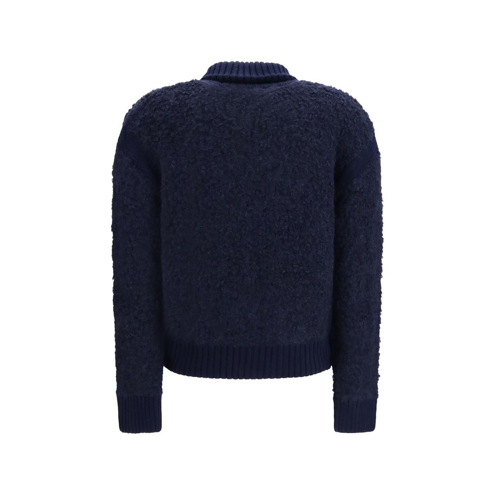 Jacob Cohen Blue Alpaca Vicugna Pacos Women's Sweatshirt