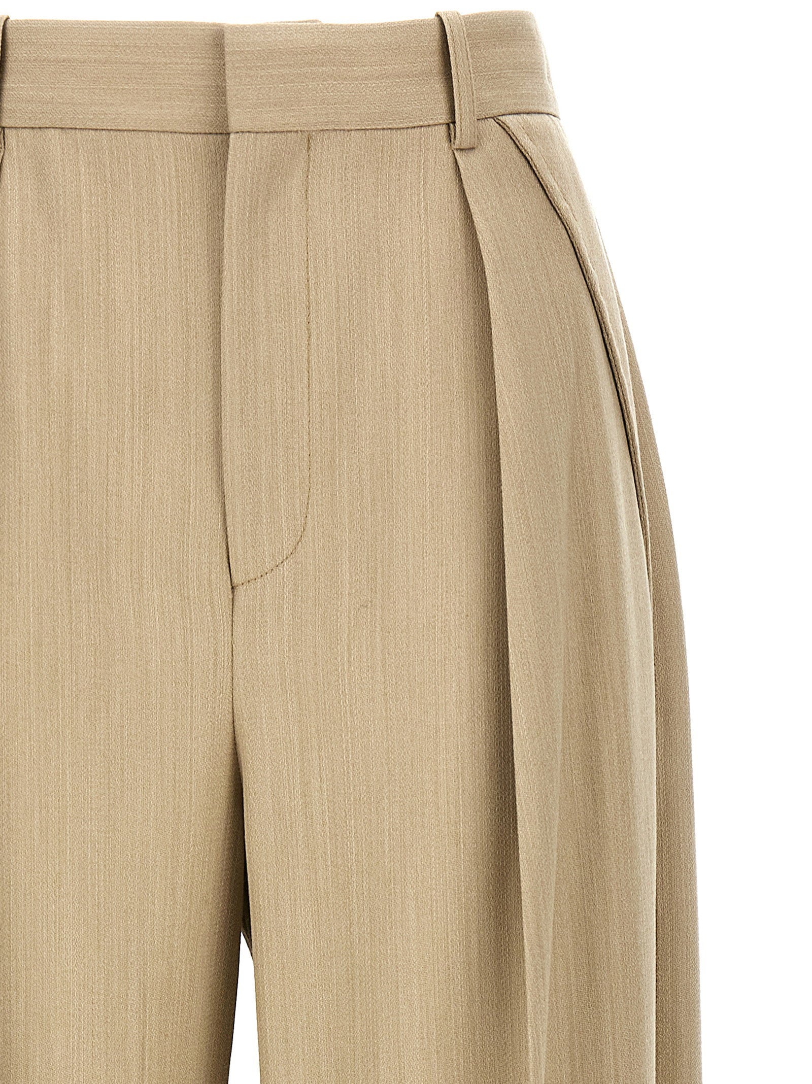 Victoria Beckham Women's Maxi Turn-Up Pants