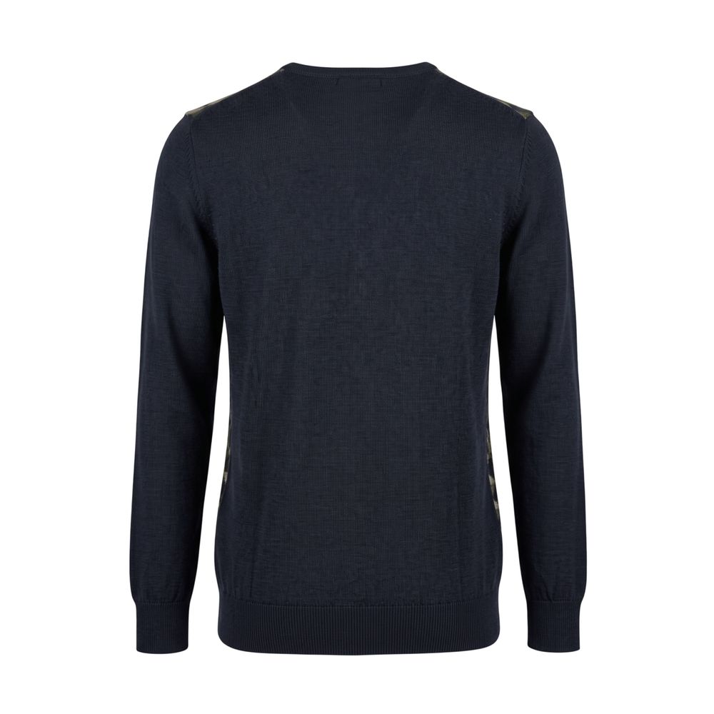 Roberto Pepe Luxury Green Wool Men's Men's Sweater