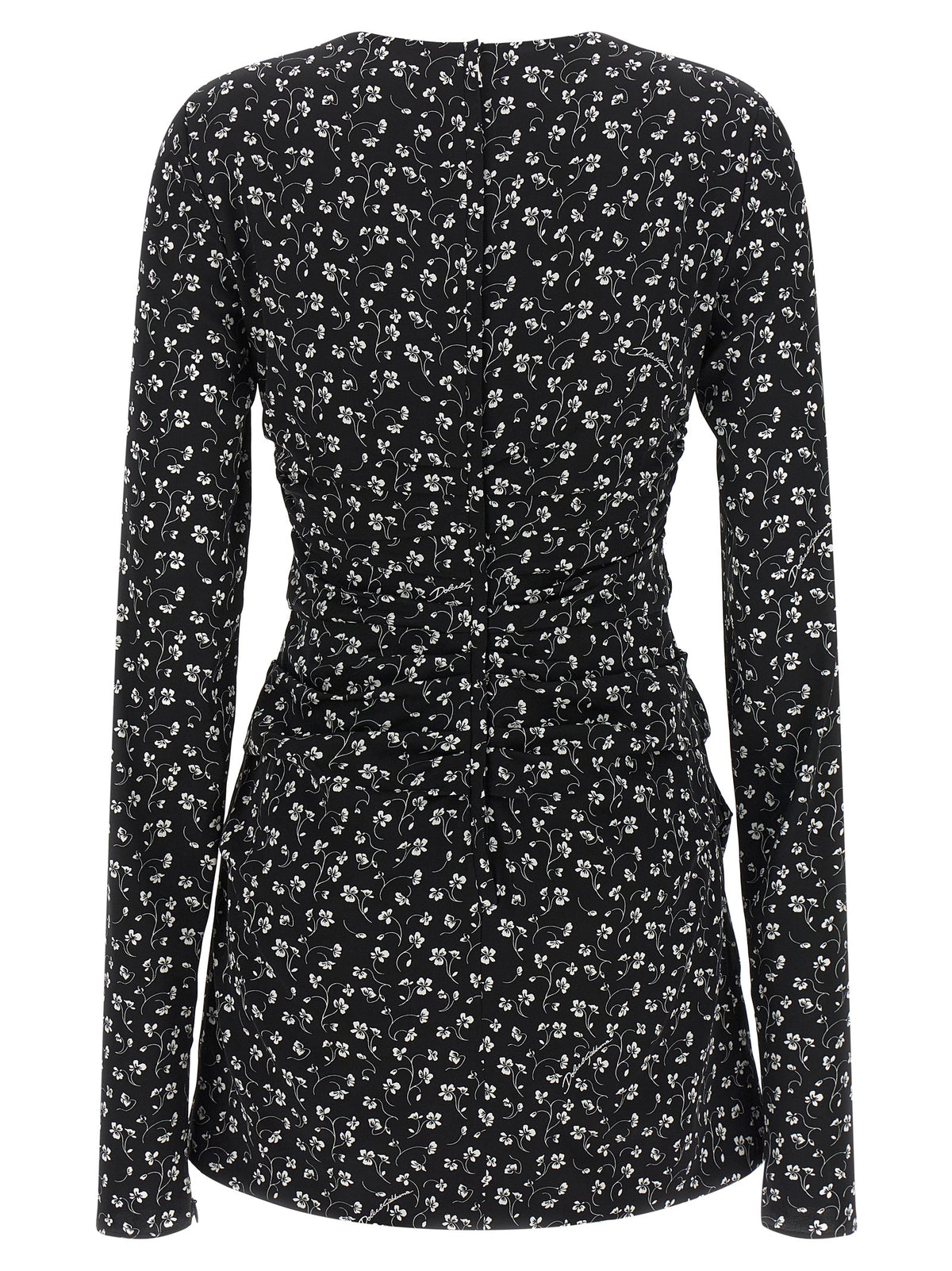 Dolce & Gabbana Black Silk Short Women's Dress