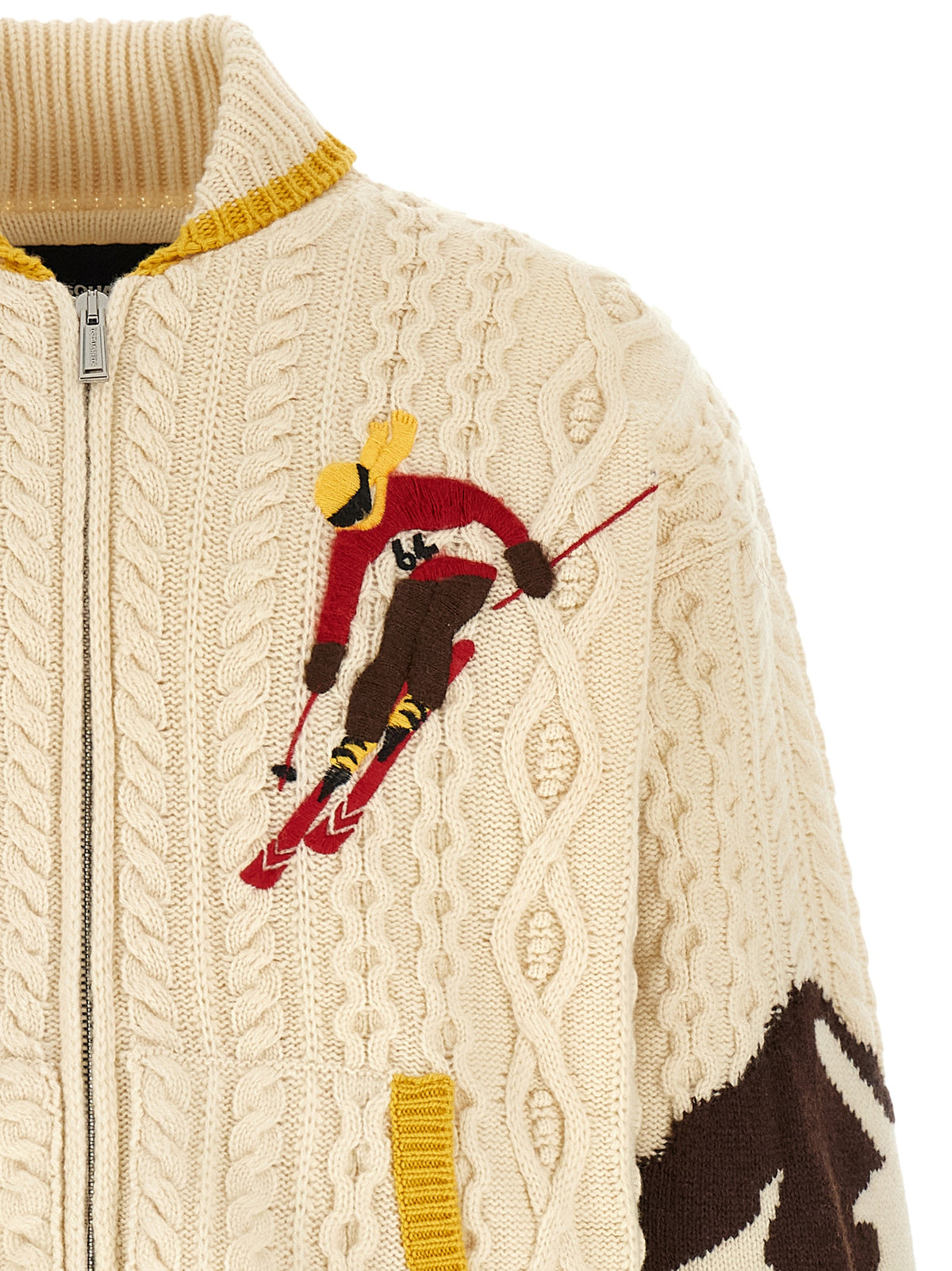 Dsquared² Multicolor Wool Men's Cardigan