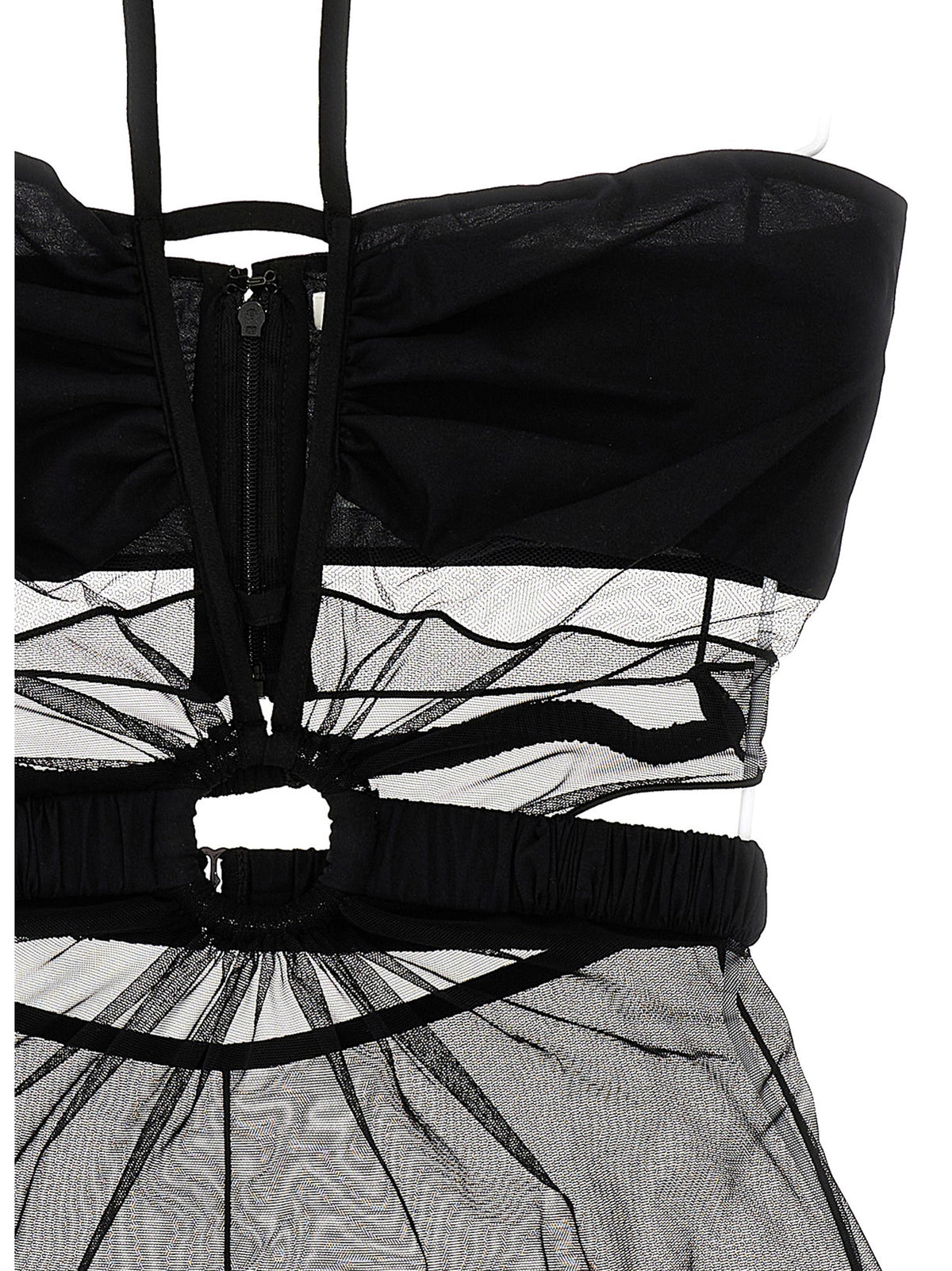 Nensi Dojaka Black Polyamide Women's Bodysuit