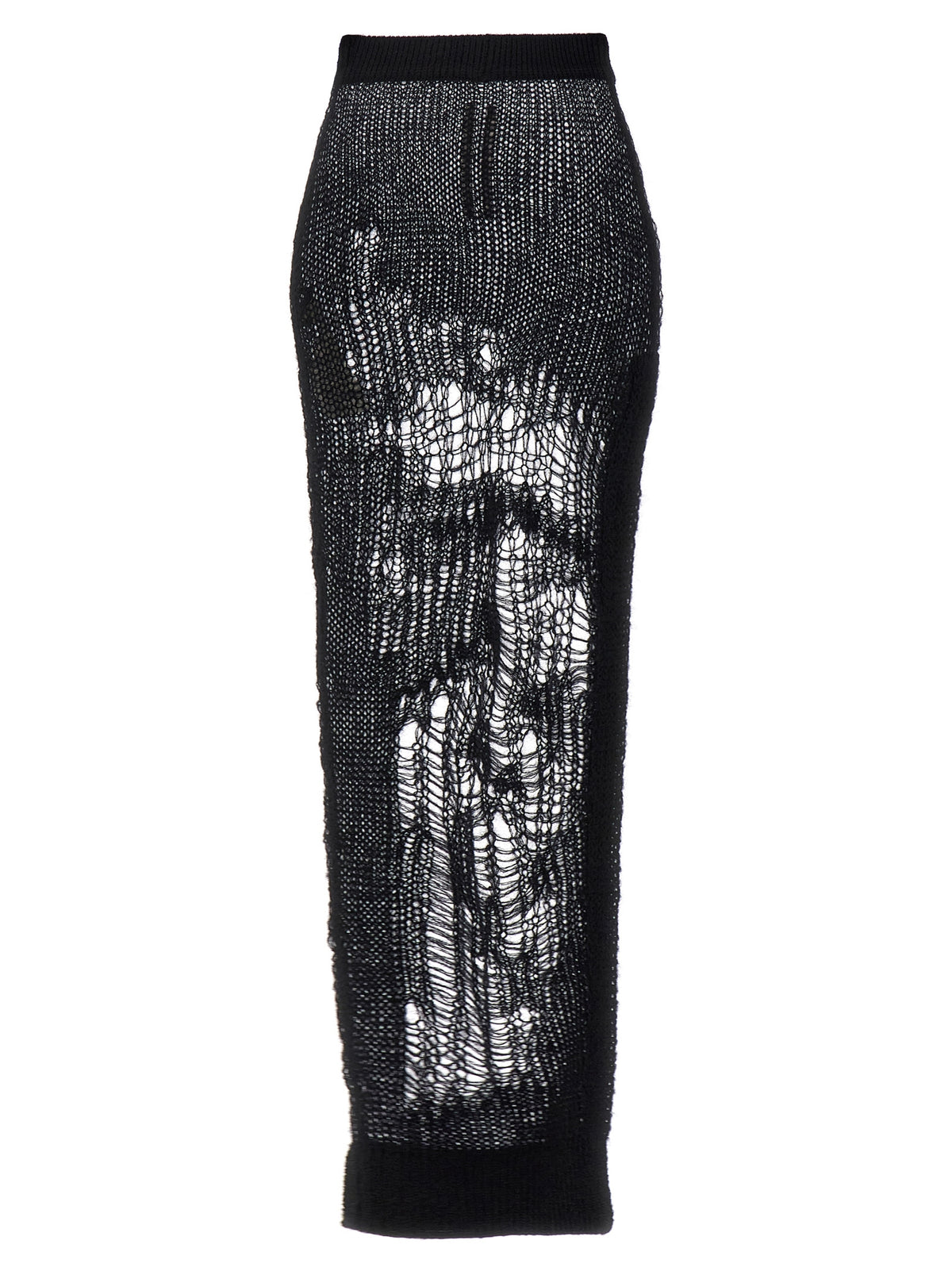 Rick Owens Black Nylon Mini Women's Skirt