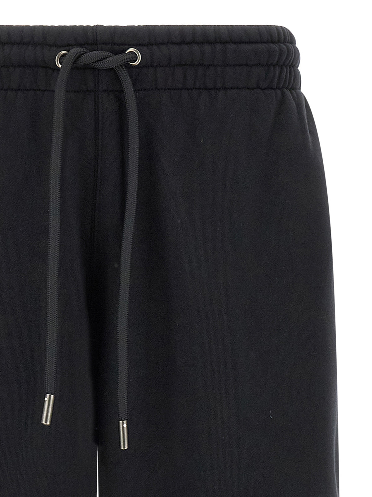 Off-White Black Cotton Bermuda Men's Shorts