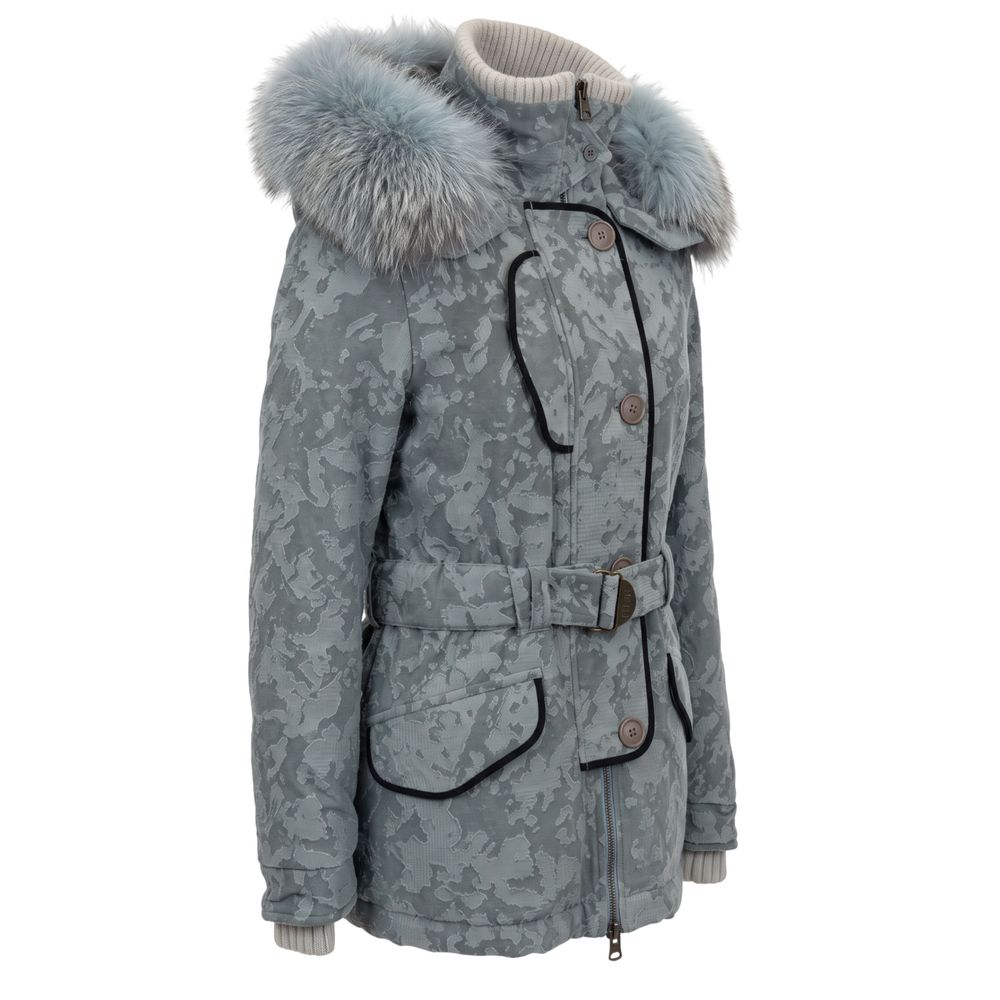 Mr&Mrs Italy Light Blue Cotton Women's Women's Jacket