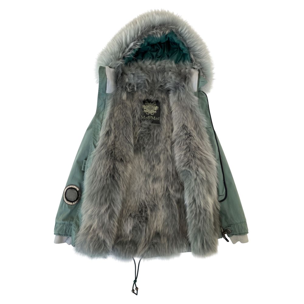 Mr&Mrs Italy Green Cotton Women's Women's Jacket