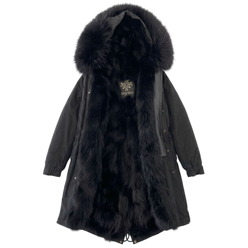 Mr&Mrs Italy Black Cotton Women Women's Jacket