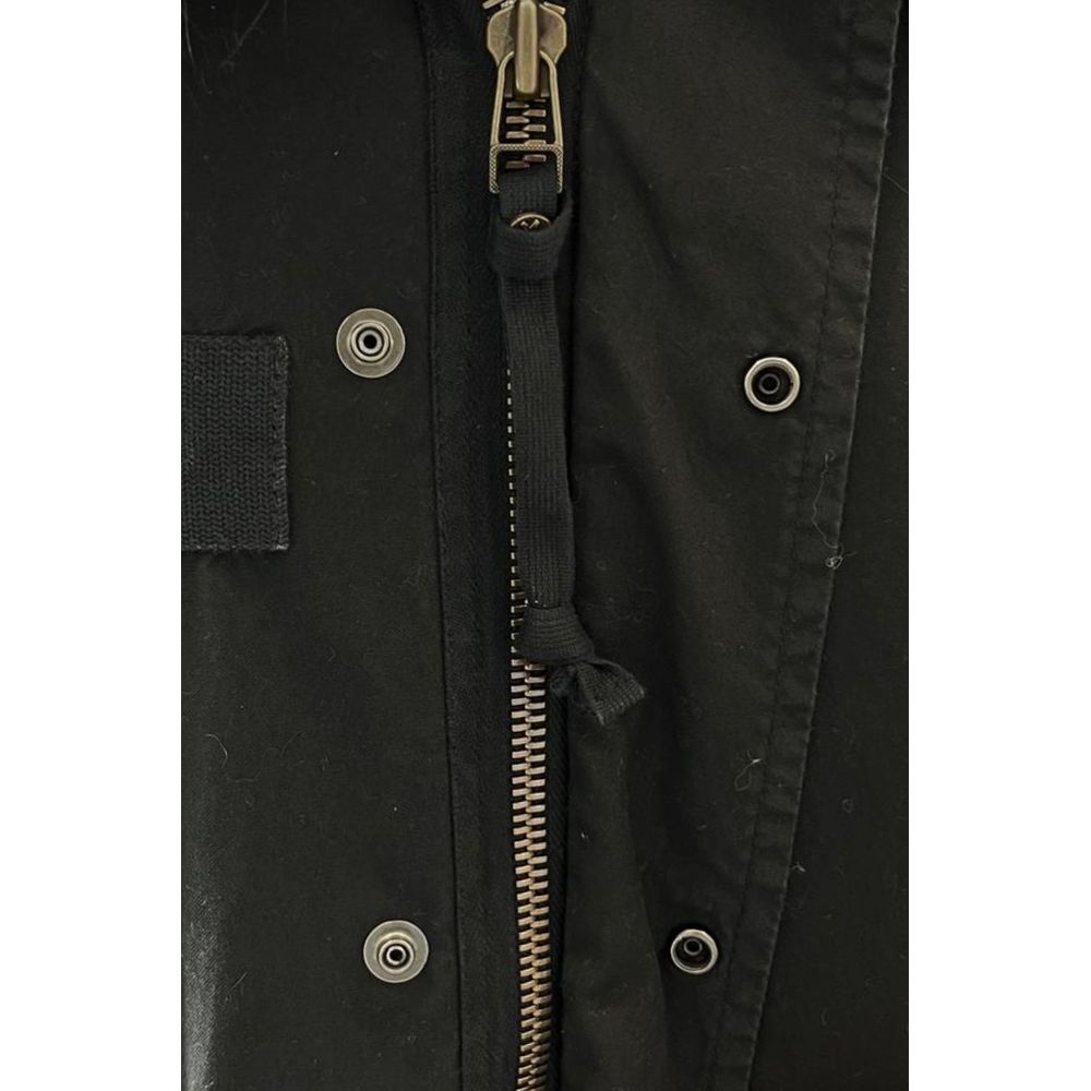 Mr&Mrs Italy Black Cotton Women Women's Jacket