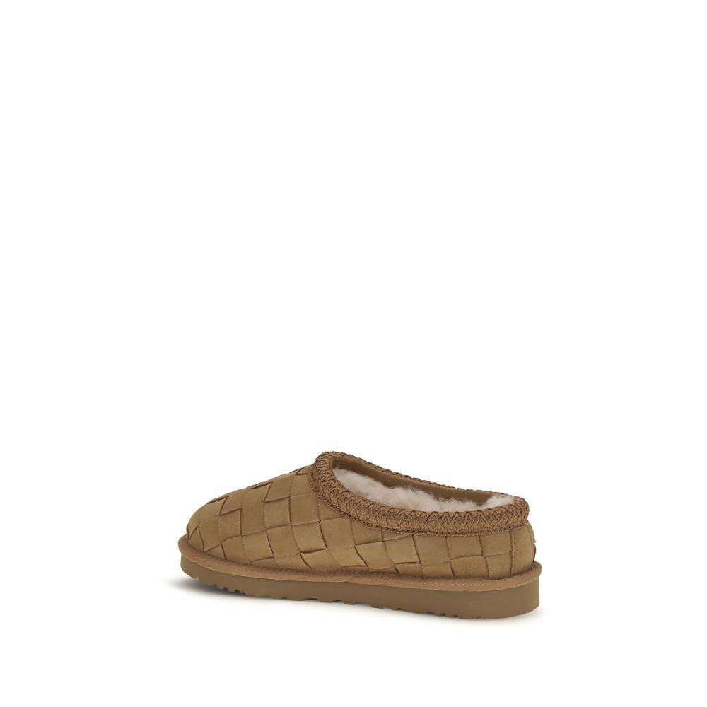 UGG Beige Suede Leather Men's Mules