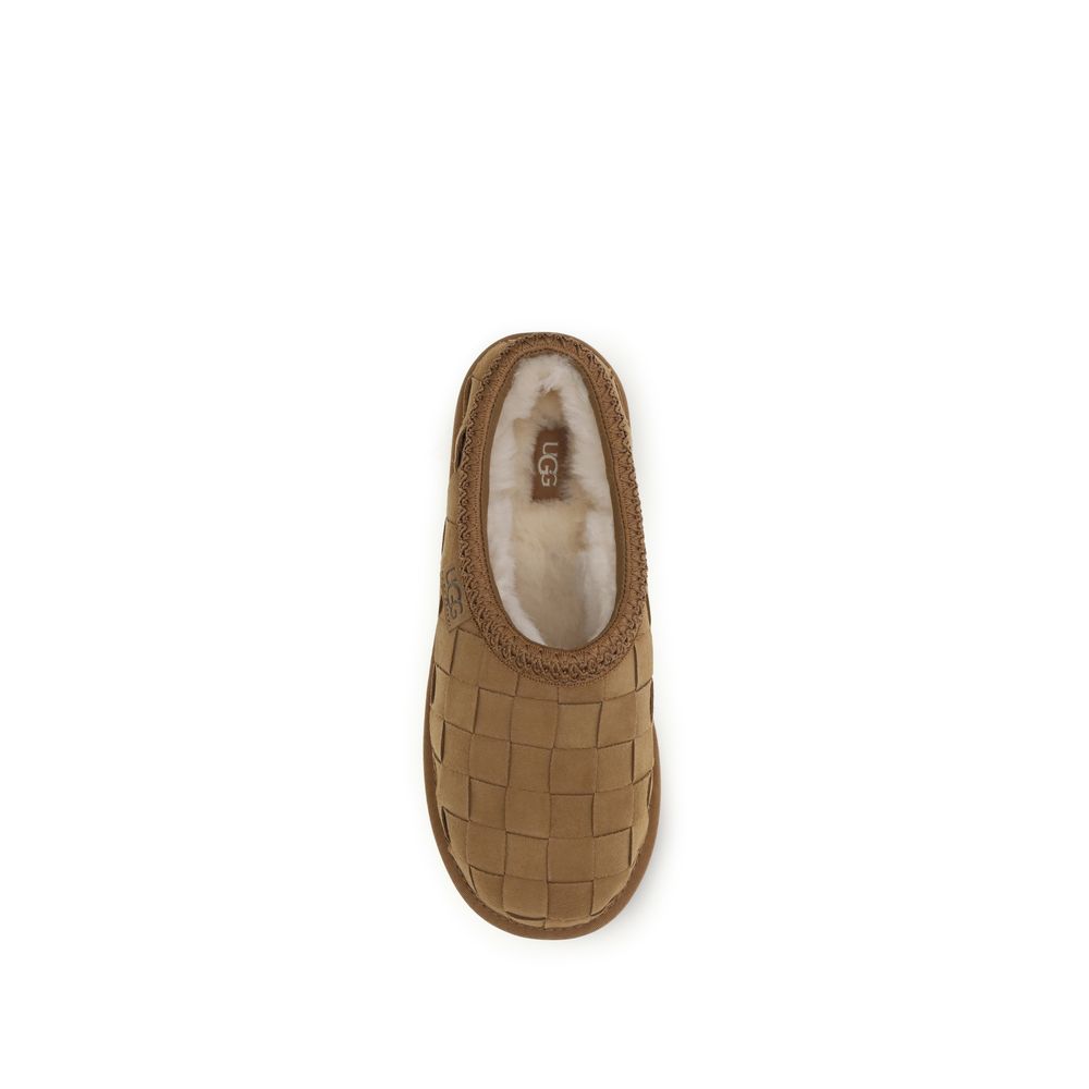 UGG Beige Suede Leather Men's Mules