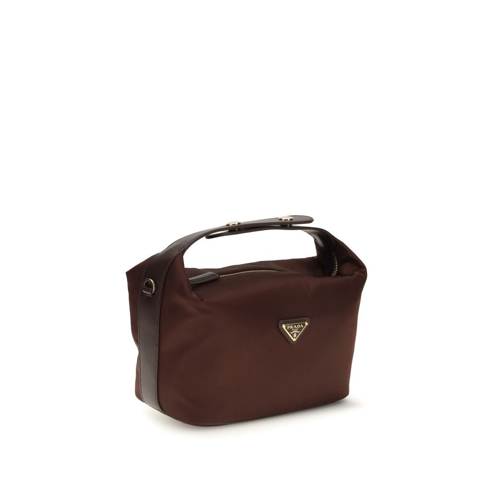 Prada Bordeaux Recycled Polyamide Women's Handbag