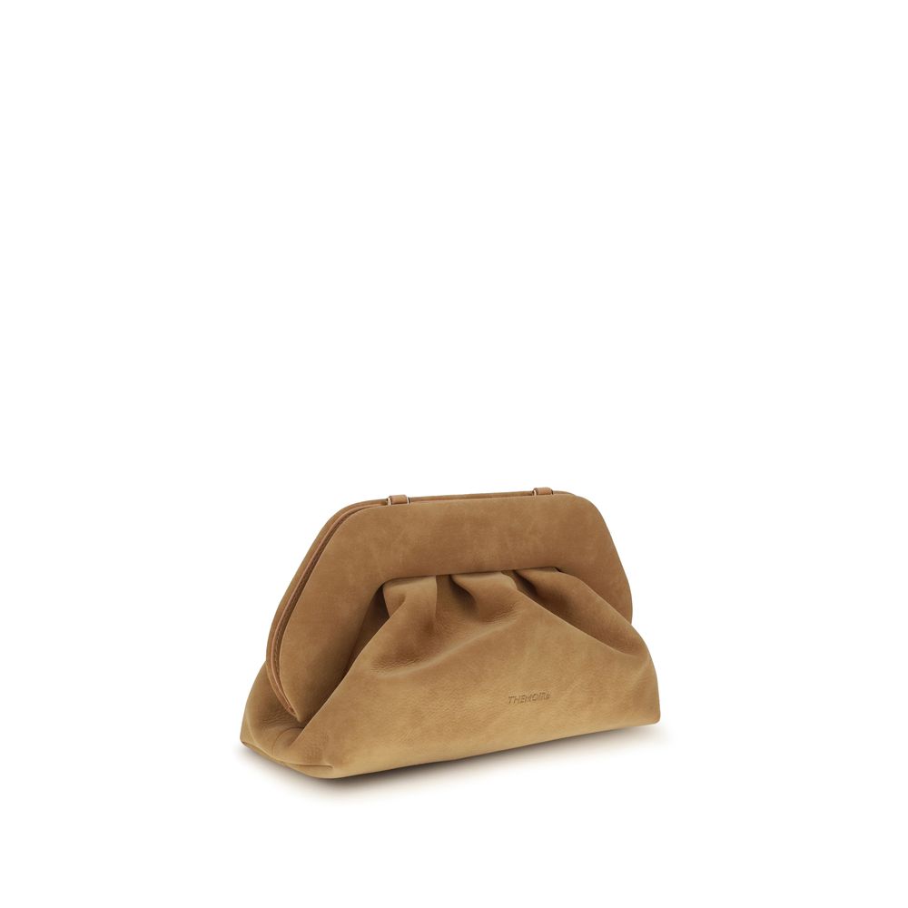 THEMOIRè Beige Nubuc Leather Women's Handbag